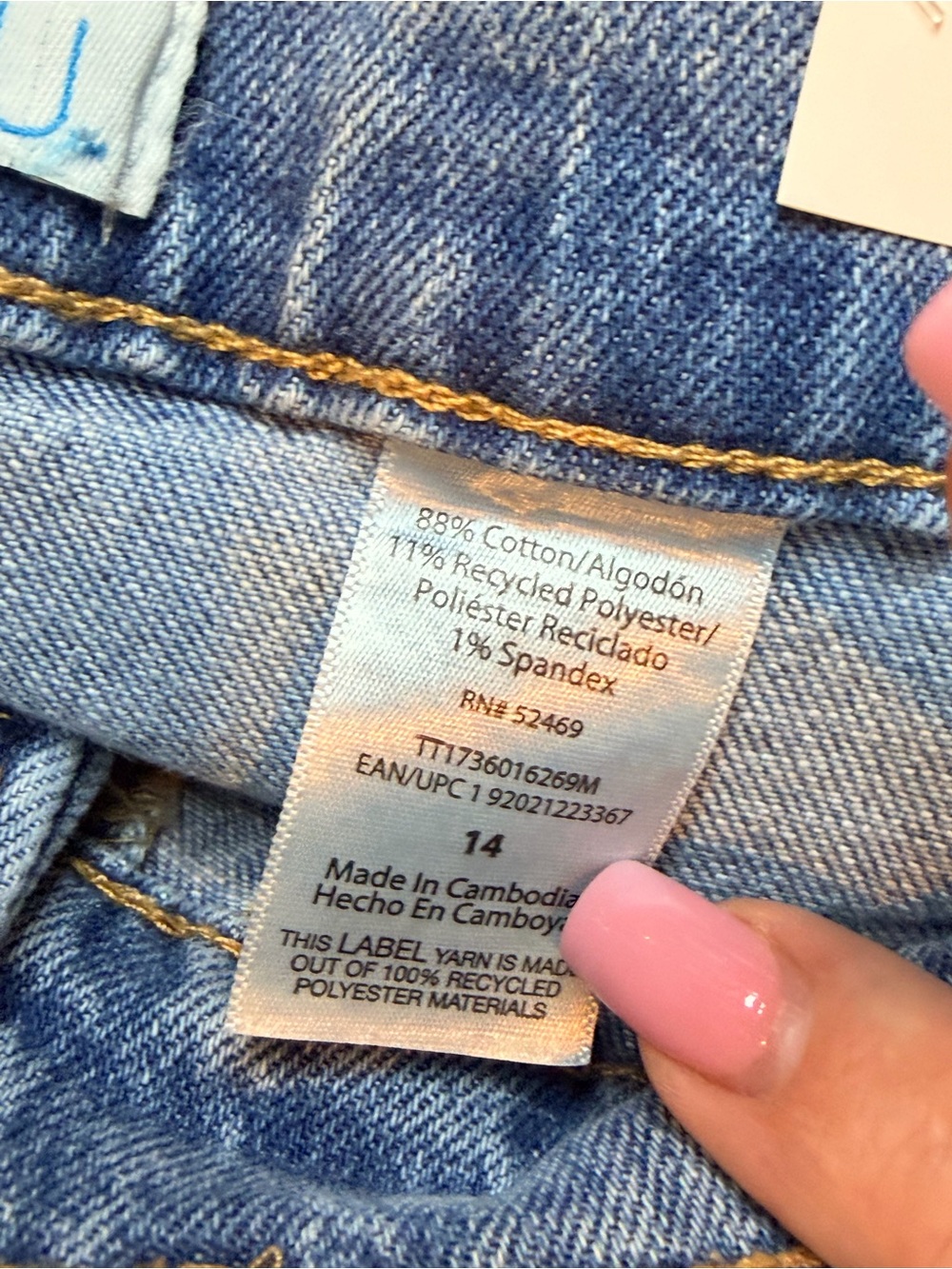 Light Wash High-Waisted Utility Wide Leg Jeans - Picture 4 of 6